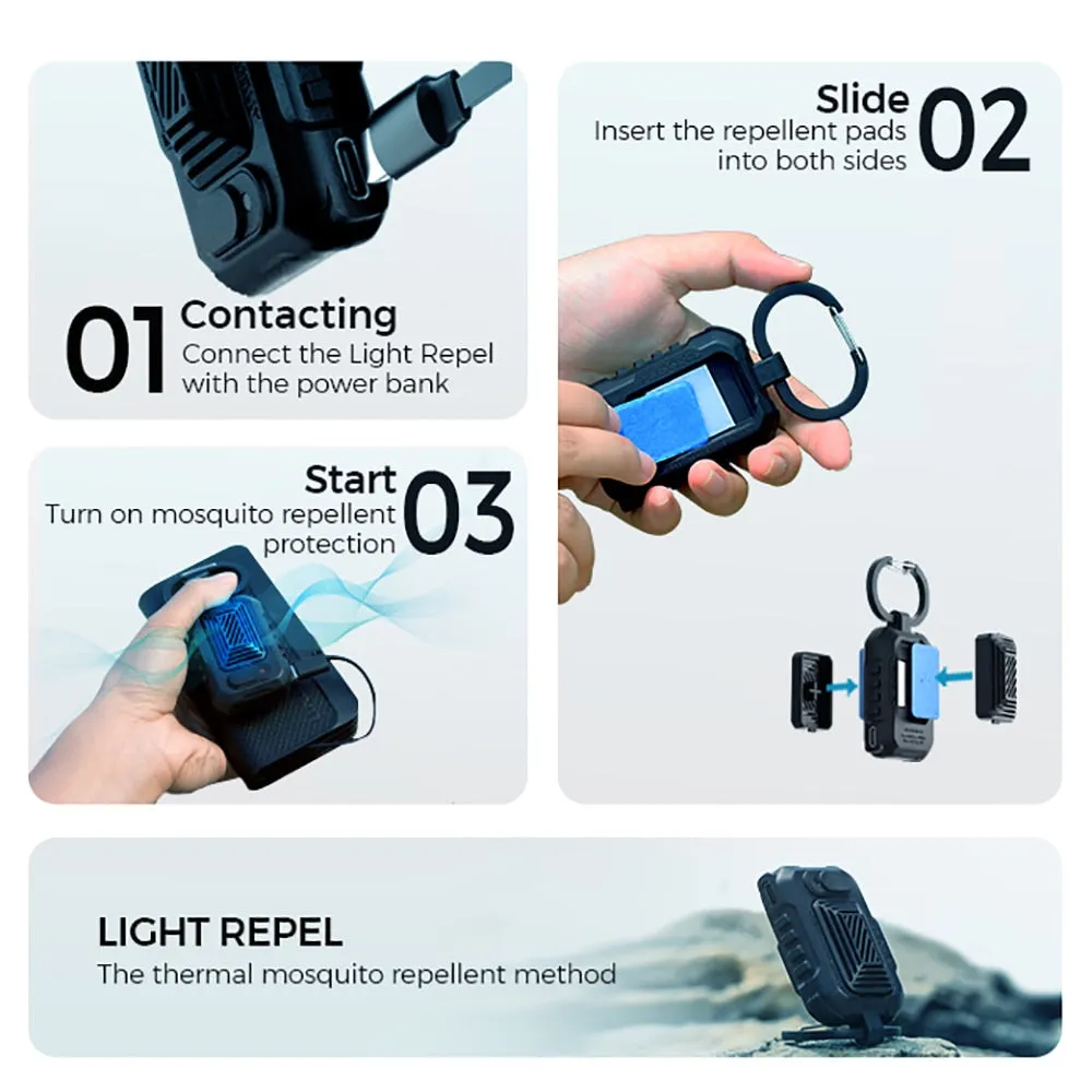 FLEXTAIL Portable Mosquito Repellent: Rechargeable