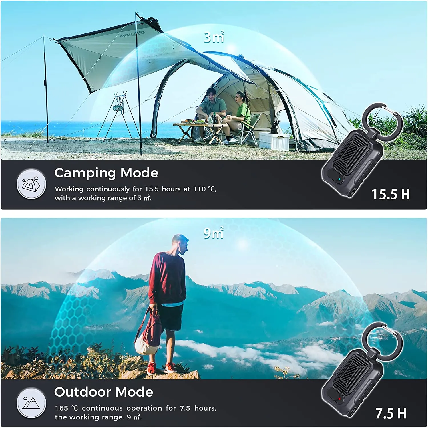 FLEXTAIL Portable Mosquito Repellent: Rechargeable